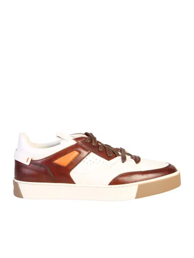 Santoni Sneakers In White