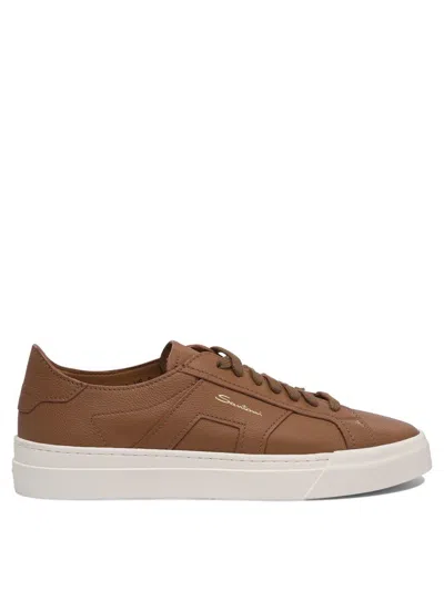 Santoni Sneakers & Slip-on In Brown