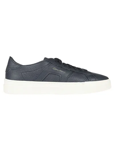 Santoni Sneakers In Blue