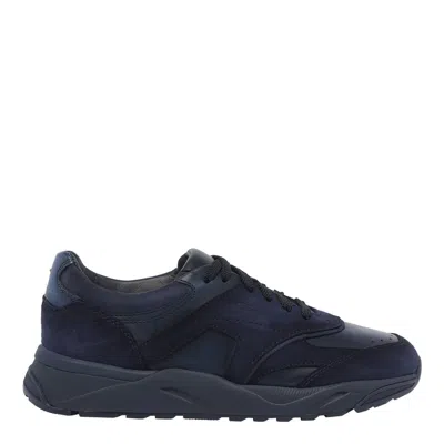 Santoni Sneakers In Blue