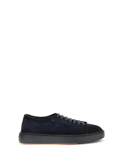 Santoni Sneakers In Blue