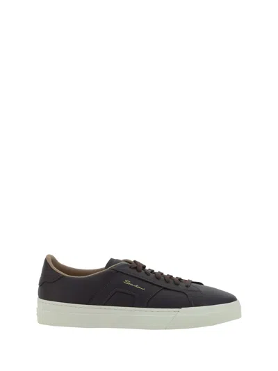 Santoni Sneakers In Blue