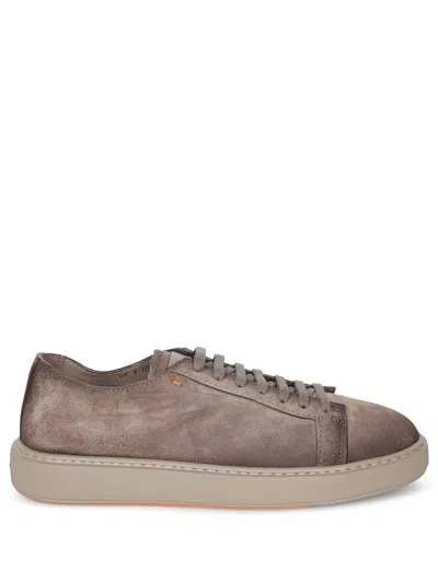 Santoni Lace-up Sneakers In Multi
