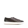 Santoni Sneakers In Brown