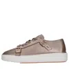 Santoni Sneakers Brown In Marrone Metallici E Grigi