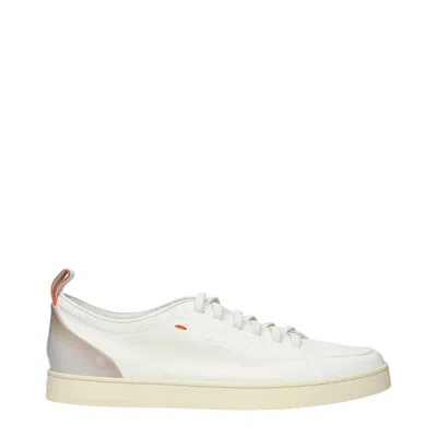 Santoni Sneakers Monte Carlo Man With White Skin