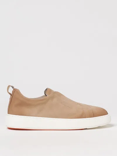 Santoni Sneakers  Men Color Beige