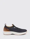 Santoni Lace-up Sneakers In Blue