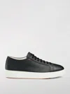 Santoni Sneaker Made Of Tumbled Leather In Burgundy