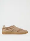 Santoni Soft Leather Sneakers For Casual Style In Brown