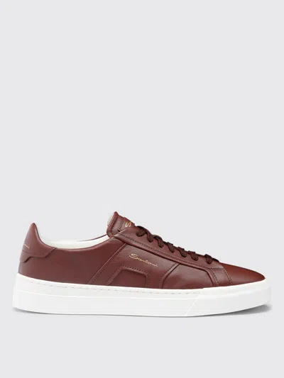 Santoni Sneakers  Men Color Burgundy