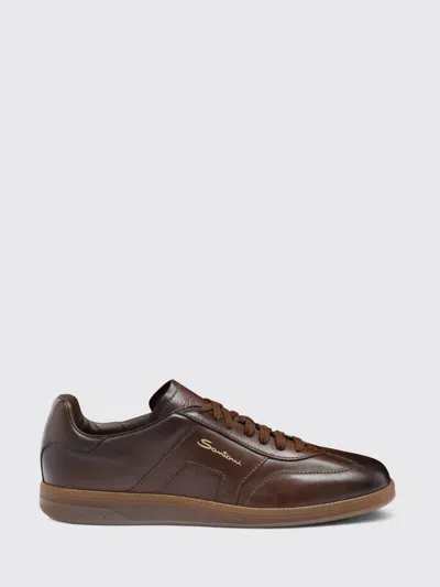 Santoni Sneakers Men  In Brown