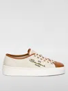 Santoni Canvas Platform Sneakers In 棕色