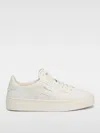 Santoni Women's White Leather Double Buckle Sneaker In 白色