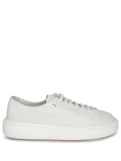 Santoni Sneakers In White