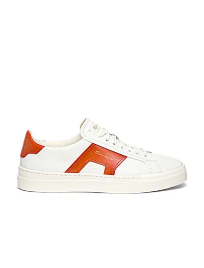 Santoni Sneakers In White