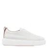 Santoni Slip-on Sneakers In White
