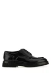 Santoni Man Lace-up Shoes Black Size 9 Leather