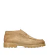 Santoni Suede Andvari Ankle Boots In Brown