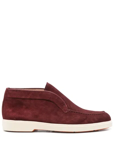 Santoni Suede Ankle Boots