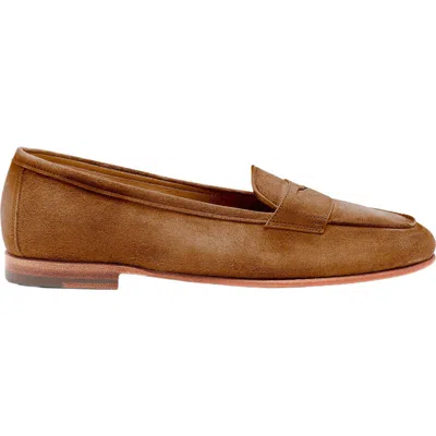 SANTONI SUEDE CARLA LOAFER