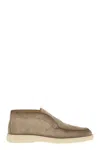 Santoni Digits Slip-on Ankle Boots In Beige