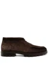 Santoni Boots In Brown