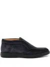 Santoni Suede Desert Boots In Multi