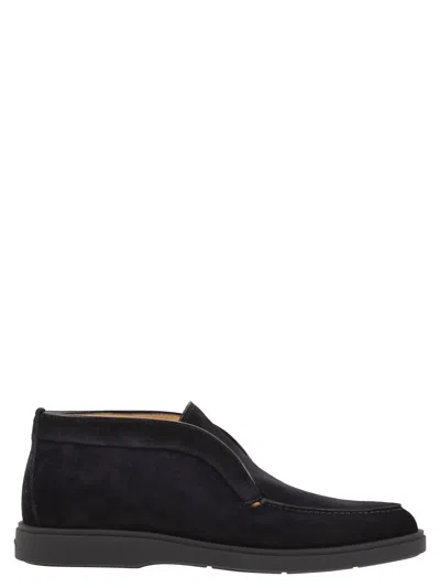 SANTONI SANTONI SUEDE LEATHER DESERT BOOT