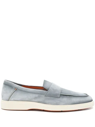 Santoni Suede Loafers