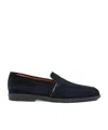 Santoni Suede Loafers