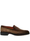 Santoni Loafers In Brown