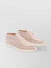 Santoni Suede Low-top Loafers Rubber Sole