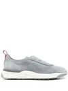 Santoni Man Sneakers Light Grey Size 8 Leather In Grey
