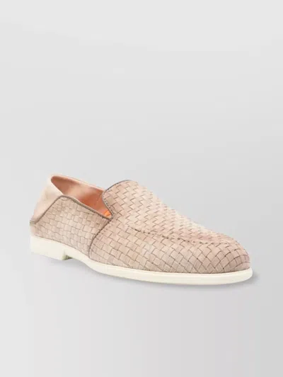 Santoni Theo B Malibu Loafer In Neutral