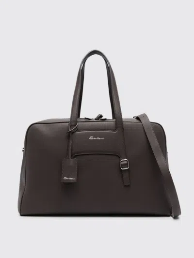 Santoni Travel Bag  Men Color Brown