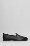 Santoni Vibe B Loafers In Black Leather