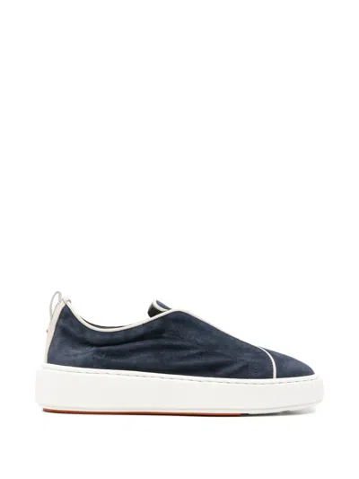 Santoni Victory Slip-on Sneakers In Multi