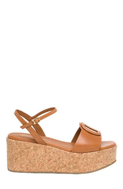 Santoni Wedge In Brown
