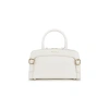 Santoni White Leather Handbag Puro White In Puro White
