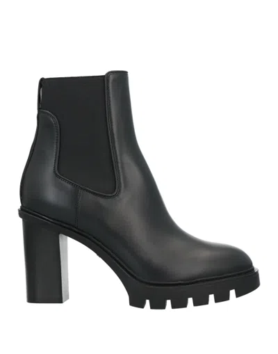 Santoni Ankle Boots In Black