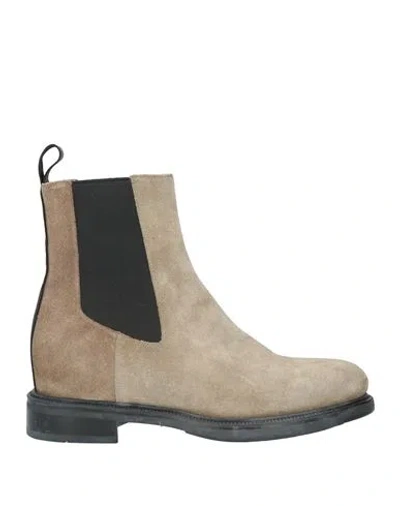 Santoni Woman Ankle Boots Sage Green Size 8 Leather