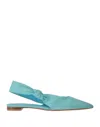 Santoni Ballet Flats In Blue