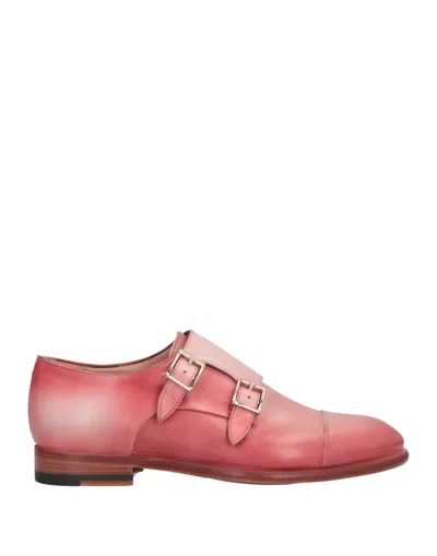 Santoni Loafers In Red