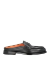 Santoni Woman Mules & Clogs Black Size 8 Leather