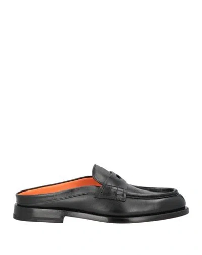 Santoni Woman Mules & Clogs Black Size 8 Leather