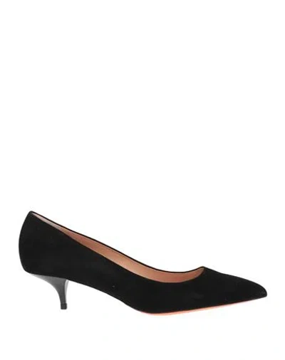 Santoni Woman Pumps Black Size 5 Leather