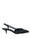 Santoni Woman Pumps Black Size 11 Soft Leather