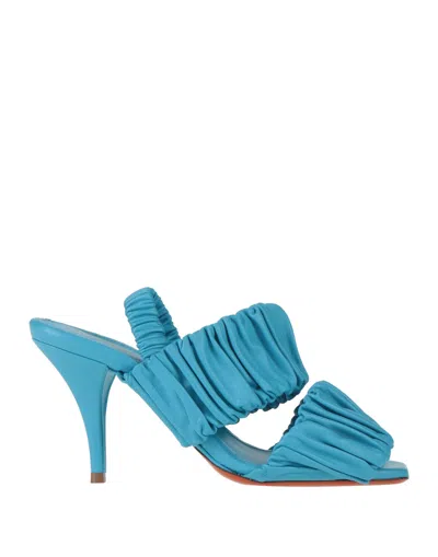 Santoni Sandals In Blue