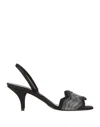 Santoni Sandals In Black